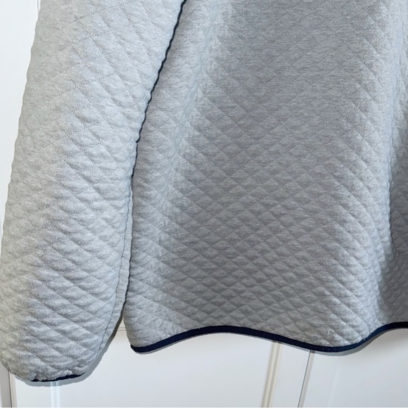 RHONE Gramercy Gray 1/4 Placket Pullover Sz 2XL Sweater Quilted Preppy Classic - Picture 11 of 16